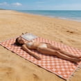 thumbnail image 7 of Lksixu 2 in 1 Convertible Beach Towel & Backpack, Vintage Turkish Microfiber Beach Towel with Inner Zip Pocket, Sand Free Quick Dry Bath Towel, Packable Beach Mat & Carry Bag for Pool Camping Travel, 7 of 7