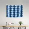 thumbnail image 2 of Hirioo Blue Squares Print Tapestry Lightweight Fabric for Bedroom Aesthetic Home Wall Dorm Décor Living Room Decor 29x37 Inch, 2 of 8