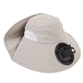 thumbnail image 1 of Sombrero De Ala Ancha Para El Sol Con Ventilador, Velocidad Del Viento Ajustable Desmontable, Sombrero Para Ventilador Al Aire Libre, Recargable Por USB Con Solapa Para El Cuello, 1 of 7
