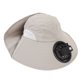 thumbnail image 5 of Sombrero Para Ventilador Al Aire Libre, Sombrero Para El Sol De Ala Ancha Recargable Por USB Con Ventilador Gris Claro Desmontable Para Pescar, 5 of 7