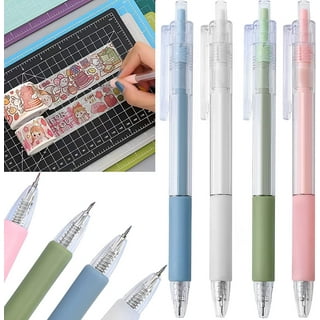 Paper Cutter Pen Set, Craft Cutting Tool Paper Pen Cutter for DIY Drawing  Scrapbooking, Tungsten Steel Cutter Head Refill Can Be Replaceable