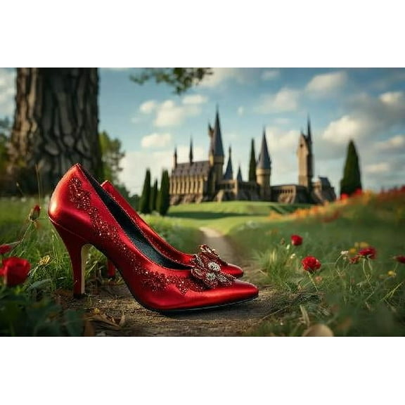 Jigsaw Puzzles 500 Pieces for Adults The Wizard of Oz Red Shoes Jigsaw Puzzle Every Piece is Unique Means Pieces Fit Together Perfectly, 500 Pc
