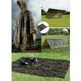 thumbnail image 4 of HOW'ON Multifunction Realtree Camouflage Waterproof Rain Poncho Hunting Puncho Digital Jungle One Size, 4 of 7