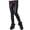 Black, variant on Onlyliua Girls Imitation Velvet Faux Leather Leggings, Slim Fit Warm Long Trousers, Kids Stretch PU Pants For Girls Ages 3-10, Daily Casual Outfit