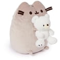thumbnail image 2 of Peluche GUND Pusheen con oso Kai para niños mayores de 8 años, color gris, 2 of 6