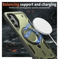 thumbnail image 3 of TECH CIRCLE Magnetic Case for Galaxy A15, [Compatible with MagSafe] Built in 360° Rotatable Ring Holder Kickstand Slim Shockproof Protective Phone Case for Galaxy A15 6.5" 2024,Olivegreen, 3 of 6