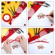 thumbnail image 4 of Advancent 25/30 Uds. Adornos de acrílico transparente de Navidad DIY en blanco con cinta roja colgantes de árbol de Navidad para fiesta Kits de decoración para fiestas 25 piezas, 4 of 6