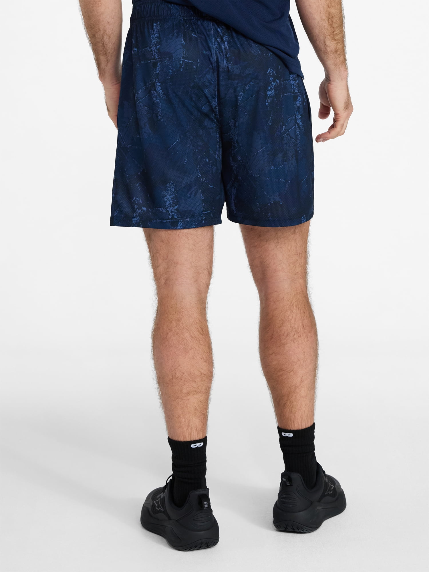 Athletic Works Men's and Big Men's Mesh Shorts, 7" Inseam, Sizes S-5XL