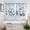 Blue, variant on Blue Butterflies Kitchen Curtains Window Panels, Elegant Pastoral Watercolor Insulated Window Treatment Curtain, Grommet Curtains for Bedroom/Living Room/Bathroom, 2 Piece 42"Wx54"L