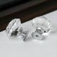 thumbnail image 3 of Pomos de cristal para puertas de armarios, tiradores de cajones con corte de diamante para armarios, armarios, cajones, decoración del hogar con 3 longitudes de tornillos (plateados), 3 of 3