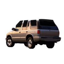 Haiy Co - PreCut 2Ply 10% Window Tint Film Kit For 1995-2005 Chevrolet Blazer 4Door -Side+Rear Window