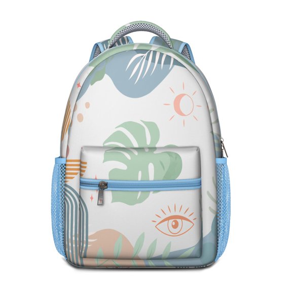 Hippie Inspired Waterproof Backpack - Stylish & Lightweight with Organized Storage for Daily Use