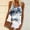 Gray, variant on Crew Neck Tank Tops Camisole Tie Dye Sexy Loose Standard Straps Blue Tops for Women Trendy