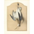 thumbnail image 3 of Édouard Traviès 15x18 Black Modern Framed Museum Art Print Titled - Trompe L’Oeil - a Curlew Hanging from a Nail (1850s), 3 of 5