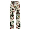 thumbnail image 5 of Women's Comfy Christmas Pajama Long Pants Casual Pj Bottoms for Women Drawstring Lounge Pants Comfy Baggy Sleepwear Fall Winter Home Wear, 5 of 6