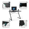 thumbnail image 3 of Boost Industries GD-43x Gaming/PC Desk with Blue LED Lights (Black), 3 of 6