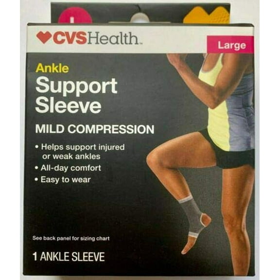 Ankle Support Sleeve Size Large CVS Brand