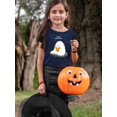 thumbnail image 2 of Happy Halloween Ghost Heart T-Shirt Toddler -Image by Shutterstock,  2 Toddler, 2 of 4