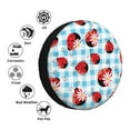 thumbnail image 5 of Easygdp Flowers and Lady Bugs Automobile Tire Dust Cover, 14-17in Spare Tire Cover Universal Fit for Trailer, Car, Truck, SUV, Jeep - 15 inch, 5 of 9