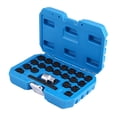 thumbnail image 3 of Wheel Locking Key Set Locking Wheel Nut Key 22 Pcs Alloy Steel Anti Theft Screw Sleeve Locking Wheel Nut Key Socket Set, 3 of 8