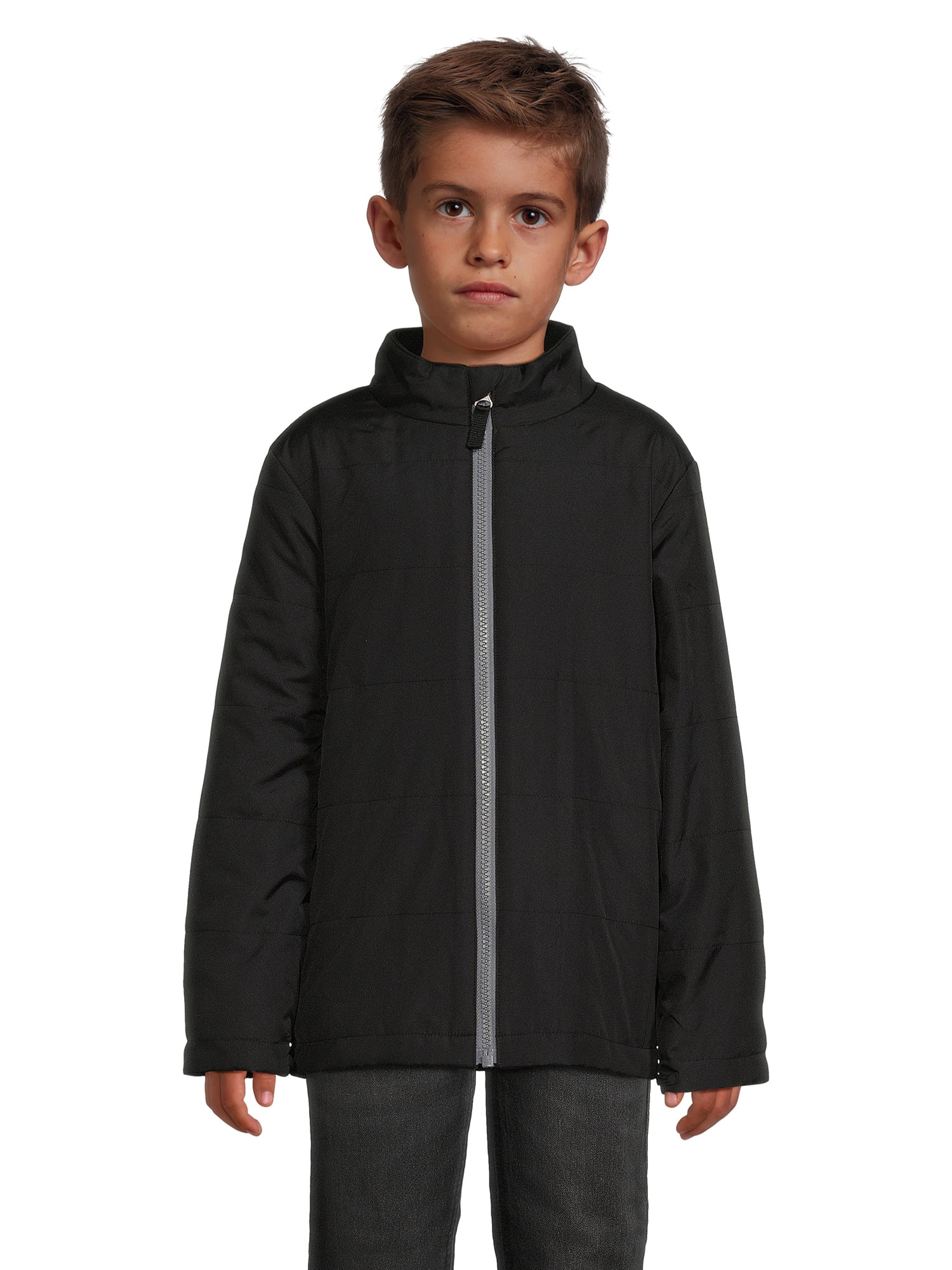  Men‘s Training Winter Jacket サイズ S Swiss Tech Boys 3- in-1 System Winter Jacket with Hood, Size 4-18