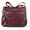 Red, variant on 10 Pockets Crossbody Purses for Women Medium Pocketbooks Lightweight Ladies Satchel Bag Multi Pocket Shoulder Handbag
