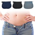 thumbnail image 4 of 4-piece Denim Belt, Adjustable Extension Belt, Elastic Pants Extension Belt For Pregnant Women, Elastic Extension, 4 of 5