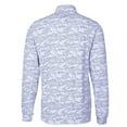 thumbnail image 3 of Men's Cutter & Buck Charcoal Washington State Cougars Vault Big & Tall Traverse Camo Print Stretch Quarter-Zip Pullover, 3 of 3