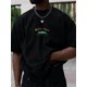 thumbnail image 1 of Camiseta informal MBDMBD con estampado Monte Carlo para hombre, tejido de punto de poliéster, cuello redondo, corte regular, para verano, para adultos., 1 of 7