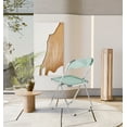 thumbnail image 6 of Miniyam Stackable Folding Chair, Plastic Foldable Acrylic Chair,1 Pack,Blue+Green, 6 of 6