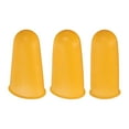 thumbnail image 1 of Uxcell 9Pcs Protectores de Dedos de Goma, Dedales de Silicona, 3 Tamaños Naranja, 1 of 6