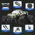 thumbnail image 5 of TENSSENX 1:18 Scale All Terrain RC Cars, 40KM/H High Speed 4WD Remote Control Car with 2 Rechargeable Batteries, 4X4 Off Road Monster Truck, 2.4GHz Electric Vehicle Toys Gifts for Kids and Adults, 5 of 5