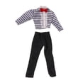 thumbnail image 2 of de Manga Larga con Y Rayas Y Pantalones , Ropa, Accesorios para 1/6 Hugo Pantalones de muñeca, 2 of 9