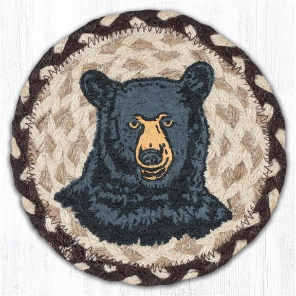 Capitol Importing 79-130B 7 x 7 in. Bear Round Large Coaster