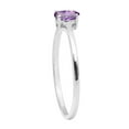 thumbnail image 3 of Bague de Fiançailles pour Femmes, Forme Ovale 5X3mm, Améthyste, Argent Sterling 925 Solitaire, 3 of 4