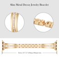 thumbnail image 3 of Correa de reloj AIRSPO Slim Gold, acero inoxidable, 38 mm, 40 mm, 41 mm, 3 of 7