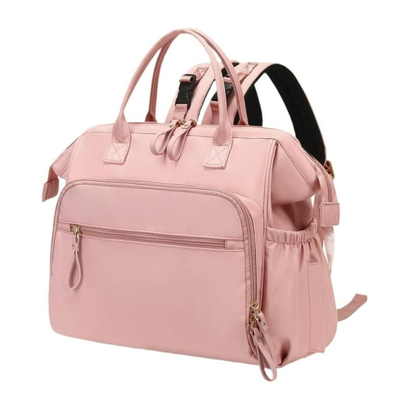 Lipstore Baby Diaper Bag Mommy Tote for Boys Girls Multifunctional Travel Diaper Tote Pink