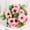 Pink, variant on Bxaolu Artificial Sunflowers for Outdoors - 1 Bunches Fake Sunflower Bouquets, UV Resistant Silk Flowers for Home Wedding Fall Decor, Garden Party Centerpieces, 13 Inches