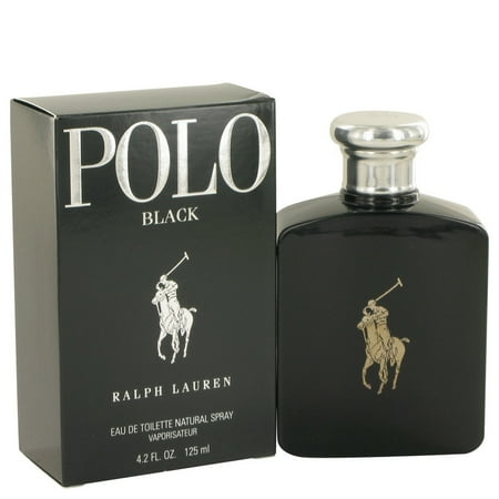 Ralph Lauren Polo Black Eau De Toilette Spray for Men 4.2 oz