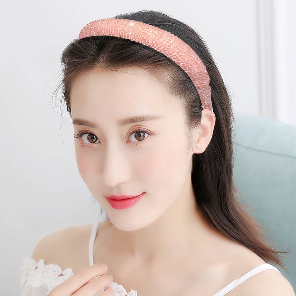 QTMY Diademas De Moda Con Perlas De Piedras Preciosas De Cristal, Accesorios Para El Cabello, Diadema De Moda Para Mujer, 711 Verde