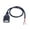 Female head, variant on USB Male 2Pin Wire Pigtail Cable Black USB Power with 2Pin Wire Connector for LED Light Fan Routers Camera Accessories
