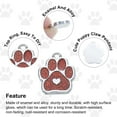 thumbnail image 4 of Cat Dog Paw Charm Footprint Paw Print Charm Alloy Enamel Pendants Orange for DIY Jewelry Making, Crafts, 16 Pack, 4 of 5
