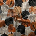 thumbnail image 4 of Halloween Print Scrub Tops for Women Breathable Pumpkin Cat Bat Pattern V-Neck T-Shirts Tee Tops with Pockets, 4 of 5