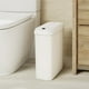 thumbnail image 1 of EKO Bote de Basura automático para baño con Tapa, Bote de Basura Delgado sin Contacto de 2.6 galones, Bote de Basura Impermeable con Sensor de Movimiento para baño, Oficina, Cocina, Blanco, 1 of 5