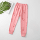 thumbnail image 1 of Pantalones superiores de otoño de algodón puro para niños, pantalones de lana de algodón con Base para primavera y otoño, pantalones finos para dormir, 1 of 5