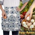thumbnail image 2 of KAIYANG Delantal de recolección de huevos para gallinas, gallinas, patos, gansos, huevos, ama de casa, granja (estilo 1) COLOR 3, 2 of 3