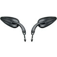 thumbnail image 3 of Krator Black Mirrors Universal Motorcycle Cruiser Compatible with Harley Davidson Softail Cross Bones Deuce Rocker, 3 of 3