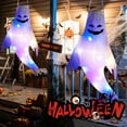 thumbnail image 2 of Mangas Viento Fantasma Halloween Con Luces, 2 of 9