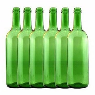 Home Brew Ohio 6 Gallon Bottle Set: Emerald Green Claret/Bordeaux (36 Bottles)