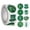 A, variant on 1PC St Patricks Day Roll Stickers, Green Shamrock Round Sticker, Happy St. Patrick 's Day Design Envelope Stickers, Self-Adhesive Irish Clover Label Seal Sticker for Holiday Gift Card Envelope